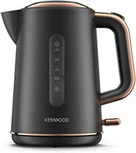 Kenwood Abbey Lux Water Kettle, 360° Swivel Base, Fast Boiling, Removable Filter, Water Capacity 1.7L, ZJP05.C0DG, 3000W, Dark Grey with Rose Gold