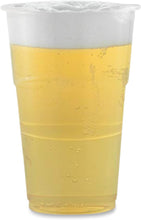 Large Plastic Glasses - Beer Cups Made from Clear PP (Full Pint-568ml-50Pcs)