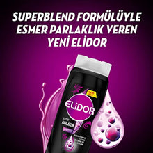 Elidor Superblend Hair Care Shampoo Brunette Brightness E Vitamin Vitamin Chia Seed Oil Melanin 500ml