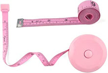 WINTAPE 2PCS Measuring Tape for Body,Soft Tape Measure for Body Sewing Fabric Tailor Cloth Craft Measurement Tape，60 Inch/1.5M Pink Retractable Dual Sided Measure Tape Set (Pink)