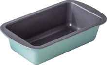 The Great British Bake Off 2lb Loaf Tin, Bread tin for Baking, 900g Capacity, for Banana, White & Seeded Loaves, Official GBBO Logo, Non Stick Coated Carbon Steel, Duck Egg Blue, 23cm x 13cm x 7cm