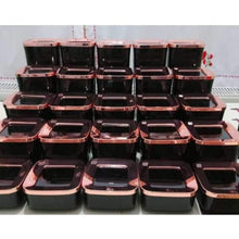 Vip Ahmet Square Storage Container Set (Black & copper)