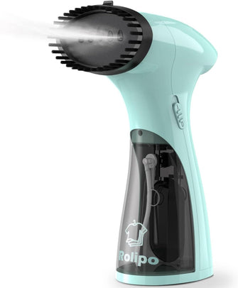 Rolipo Clothes Steamer 1800W Handheld Garment Steamer Clothing for Home, Office and Travel Use, Compact and Lightweight, Fast Heat-up Travel Steamer with Large Water Tank Wrinkle Remover,Grass green