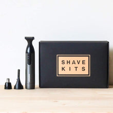 URBANER Waterproof 3-in-1 Facial Hair Grooming Kit for Men, Battery Operated Ear and Nose Hair Remover, Painless Eyebrow Trimmer, Wet and Dry Use Beard Styler, MB-980UK