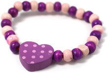 Stands Out, Supplying Outstanding Gifts 12 Wooden Beaded Friendship Bracelets for Girls - Party Bag Fillers for Kids Party - Christmas Birthday Party Favours - Stocking Filler