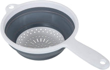 Addis 517522 "Pop & Store Collapsible Food Colander with Handle, White and Grey, 34 x 20 x 3 cm