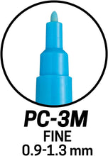 POSCA PC-3M Water Based Permanent Marker Paint Pens. Fine Tip for Art & Crafts. Multi Surface Use On Wood Metal Paper Canvas Cardboard Glass Fabric Ceramic Rock Stone Pebble Porcelain. Set of 8