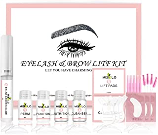 2 In1 Eyelash and Brow Lamination Kit,Professional Eyelash Eyebrow Lift Kit,DIY Perm Kit for Lashes Brows,Semi-Permanent Curling Perming Wave Suitable For Home Salon Use