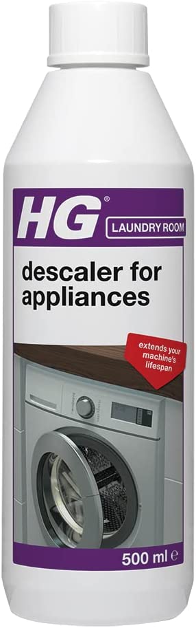 HG Descaler for Appliances for Coffee Machines, Electric Kettles & Washing Machines, Removes Scale & Limescale Build Up Quickly & Effectively (500ml) - 174050106