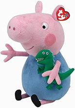 Ty Beanies George 10" | Peppa Pig Beanie Baby Soft Plush Toy | Collectible Cuddly Stuffed Teddy