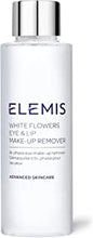 ELEMIS White Flowers Eye and Lip Make-Up Remover, Gentle Make-Up Cleanser to Instantly Remove Waterproof and Stubborn Makeup, Nourishing Eye and Lip Cleanser, 125ml