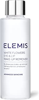 ELEMIS White Flowers Eye and Lip Make-Up Remover, Gentle Make-Up Cleanser to Instantly Remove Waterproof and Stubborn Makeup, Nourishing Eye and Lip Cleanser, 125ml