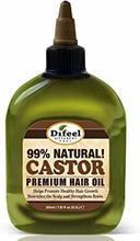 Difeel Premium 99% Natural Castor Hair Oil, Helps Promote Healthy Hair Growth, Nourishes Scalp & Strengthens Roots 235 ml