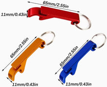 3 Pcs Bottle Opener Keychain, Bottle Opener Keyring, Mini Bottle Openers Keys, for Daily Use and Gift