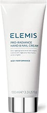 ELEMIS Pro-Radiance Hand and Nail Cream, Anti-Ageing Cream to Smooth and Nourish Hands, Luxurious Hand Cream with Milk Protein and Avelana Seed Oil, Hand and Cuticle Cream for Youthful Skin, 100ml