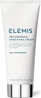 ELEMIS Pro-Radiance Hand and Nail Cream, Anti-Ageing Cream to Smooth and Nourish Hands, Luxurious Hand Cream with Milk Protein and Avelana Seed Oil, Hand and Cuticle Cream for Youthful Skin, 100ml