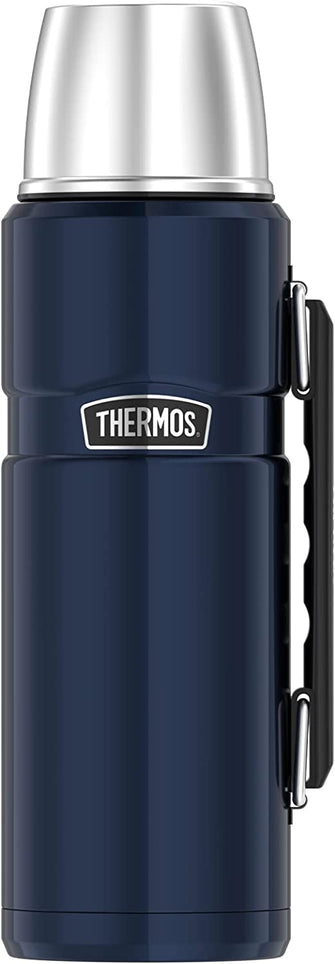 Thermos Stainless King Flask, Midnight Blue, 1.2 L, 33.6 x 11.99 x 33.6 cm, 183267