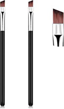 Angled Eyeliner Brush 2 Pieces Slanted Flat