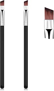 Angled Eyeliner Brush 2 Pieces Slanted Flat