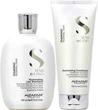 Alfaparf Semi Di Lino Diamond Illuminating Low Shampoo 250mL + Conditioner 200mL"DUO SET"