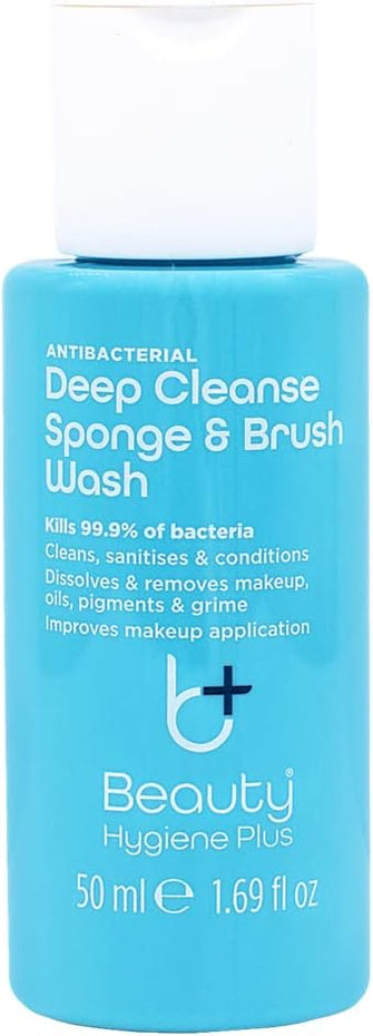 Beauty Hygiene Plus Deep Cleanse makeup Sponge & Brush Wash Conditioning Antibacterial 50ml