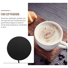 SOLUSTRE Coffee mug, warmer, auto-off, cup, warmer, USB, electric drinks, warming plate, tea, water, cocoa, milk, use for home, office, desk