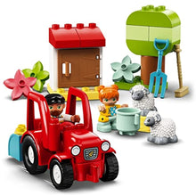 LEGO DUPLO Town Farm Tractor and Animal Care 10950 A Creative Game Set with Toy Tractor for Little Kids and 2 Sheep (27 Pieces)