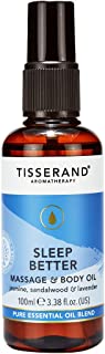 Tisserand Aromatherapy | Sleep Better | Aromatherapy Body Massage Oil for Deep Sleep Blended With Lavender, Jasmine & Sandalwood| 100% Pure Essential Oil Blend | 100ml