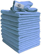 Microfibre Cloths Similar to Exel Magic Cleaning Cloths. Chemical Free Cleaning. Large Super Soft Premium Fibre, Washable Cloth Duster for Car, Motorbike, Domestic Appliances, (Blue,10) Industrial use (Blue, 10)