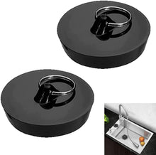 MARJANTECH - 2 PCS Bathtub Plug  Kitchen Sink Plug Replacement  Drain Stopper for Kitchen Sink, Wash Basin [Size 42mm to 45mm]
