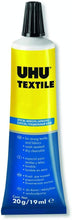 UHU textile solvent free fabric glue 19ml