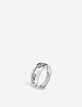 Move 18ct white-gold and diamond ring