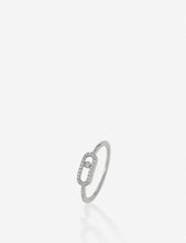 Move Uno 18ct white-gold and diamond ring