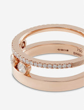 Move Romane 18ct rose-gold and diamond ring