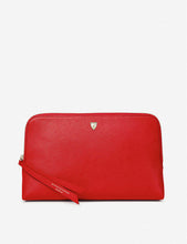 Essential large grained-leather cosmetic case