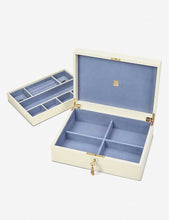 Grande Luxe leather jewellery box