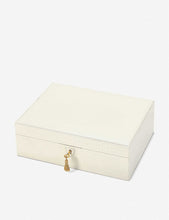 Grande Luxe leather jewellery box