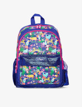 Go Junior unicorn-print woven backpack