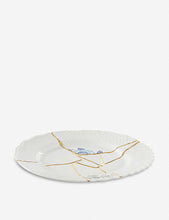 Kintsugi N3 porcelain and 24ct gold dinner plate 27cm