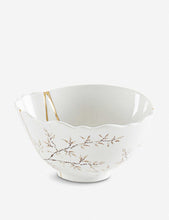 Kintsugi N1 porcelain and 24ct gold bowl 15.2cm