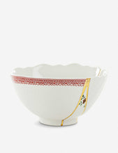 Kintsugi N1 porcelain and 24ct gold bowl 15.2cm