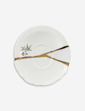 Kintsugi N3 coffee cup with saucer in porcelain