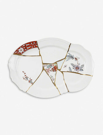 Kintsugi porcelain tray