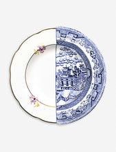 Hybrid Fillide printed porcelain soup plate 25.4cm