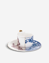 Eufemia Hybrid porcelain coffee cup and saucer