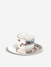 Tamara Hybrid porcelain coffee cup and saucer