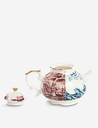 Smeraldina Hybrid printed porcelain teapot