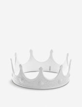 Crown porcelain ornament