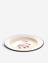 Seletti Wears Toiletpaper Fingers enamel plate 26cm