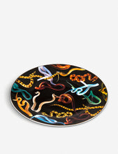 Seletti Wears Toiletpaper porcelain snake plate 27cm